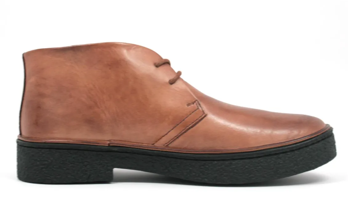 Playboy Chukka Boot Leather | Dual Fit Technology | Textured Rubber Sole