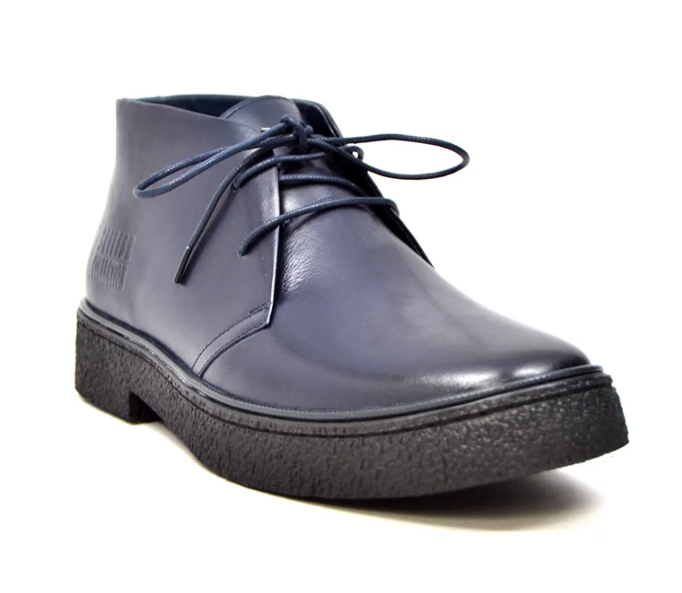 Playboy Chukka Boot Leather | Dual Fit Technology | Textured Rubber Sole