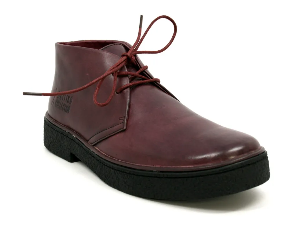 Playboy Chukka Boot Leather | Dual Fit Technology | Textured Rubber Sole