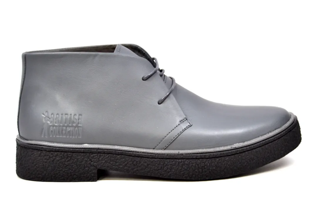 Playboy Chukka Boot Leather | Dual Fit Technology | Textured Rubber Sole