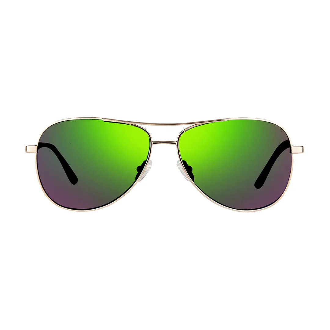 Revo Relay Petite Women's Aviator Sunglasses