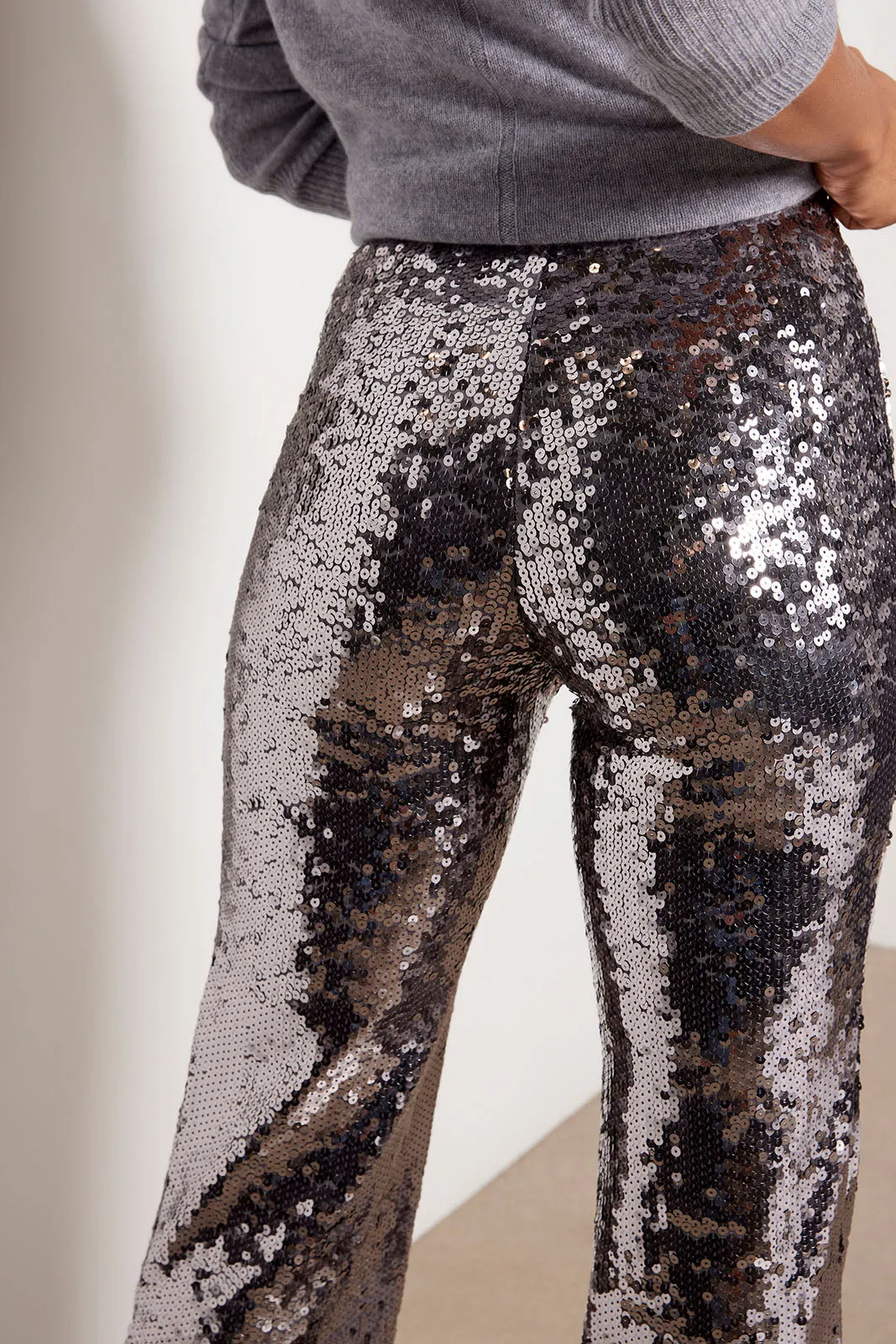 Sequin Wide Leg Pant