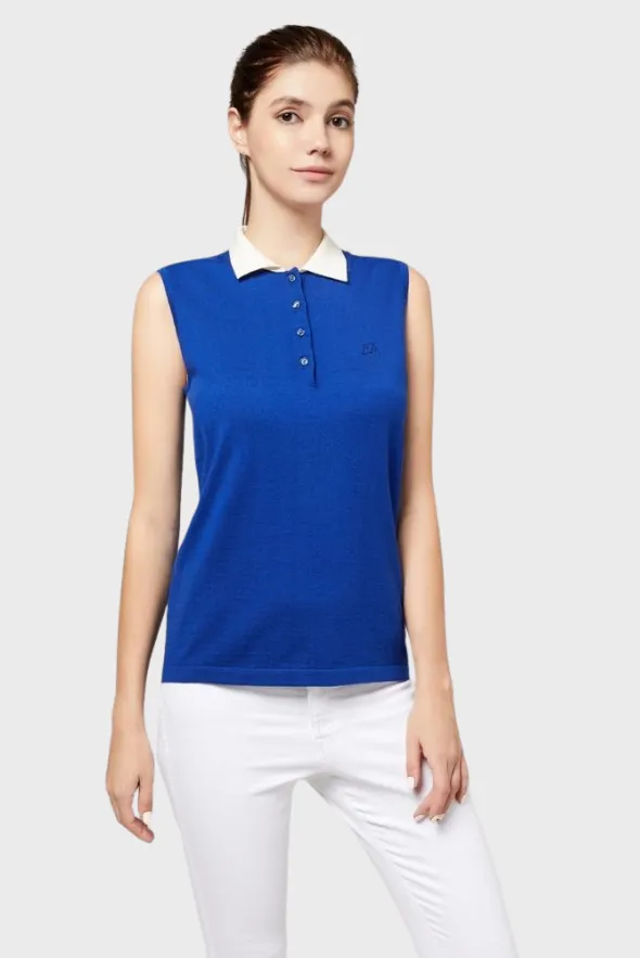 Sleeveless Polo Shirt