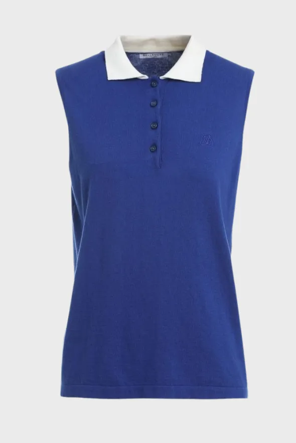 Sleeveless Polo Shirt