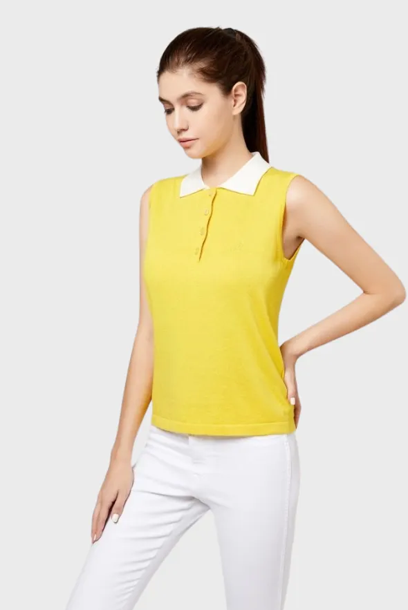 Sleeveless Polo Shirt