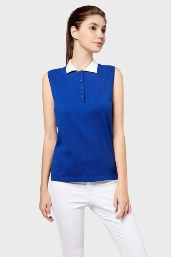 Sleeveless Polo Shirt