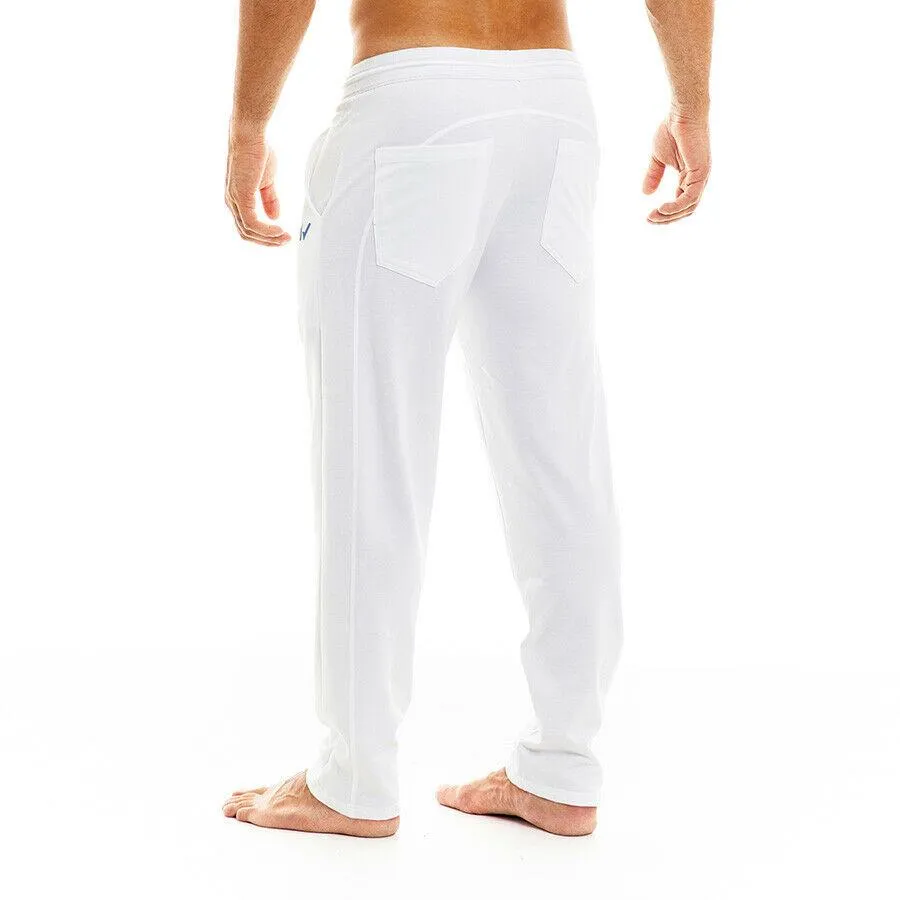 Small Modus Vivendi Pants Loungewear Sporty Streetwear Peace Pants White 04062 B79