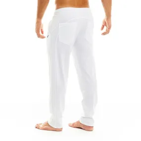 Small Modus Vivendi Pants Loungewear Sporty Streetwear Peace Pants White 04062 B79