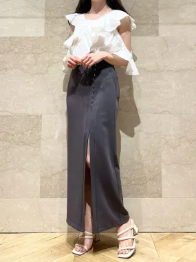 Sustainable High Slit Max Skirt