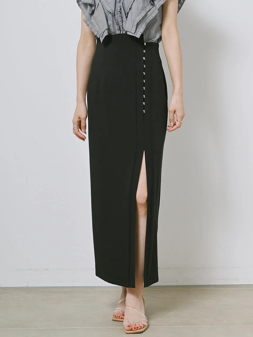 Sustainable High Slit Max Skirt