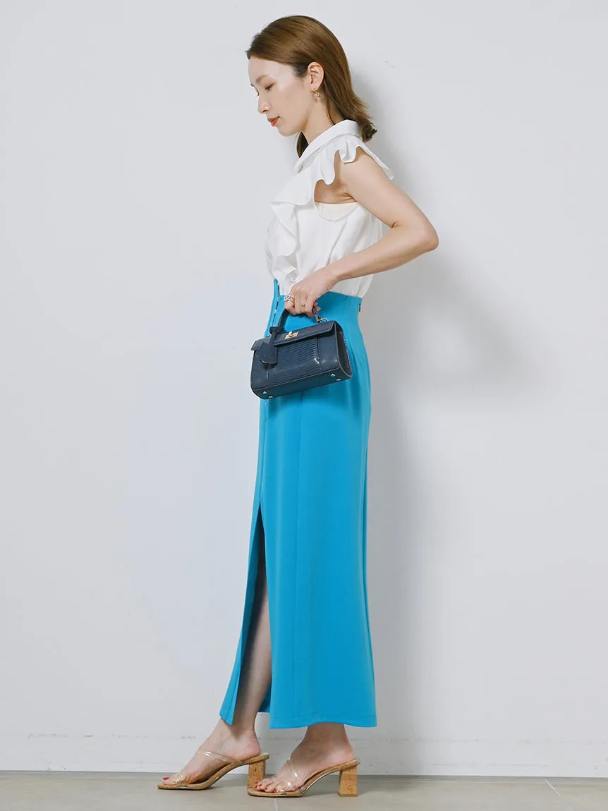 Sustainable High Slit Max Skirt