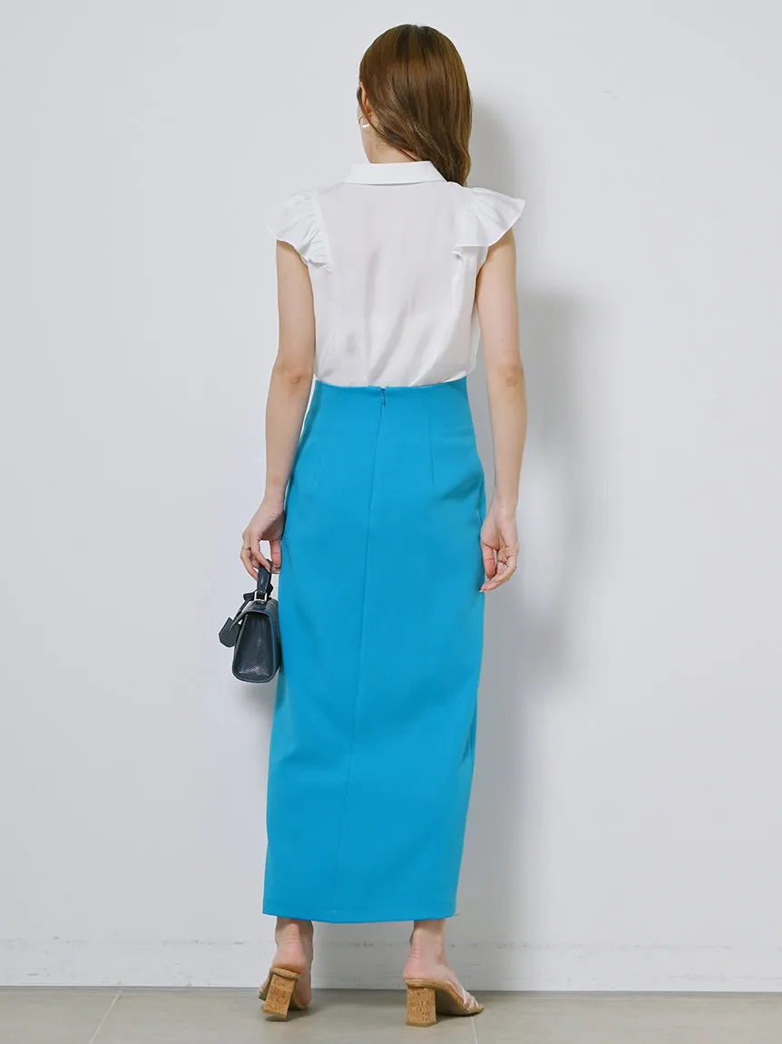 Sustainable High Slit Max Skirt