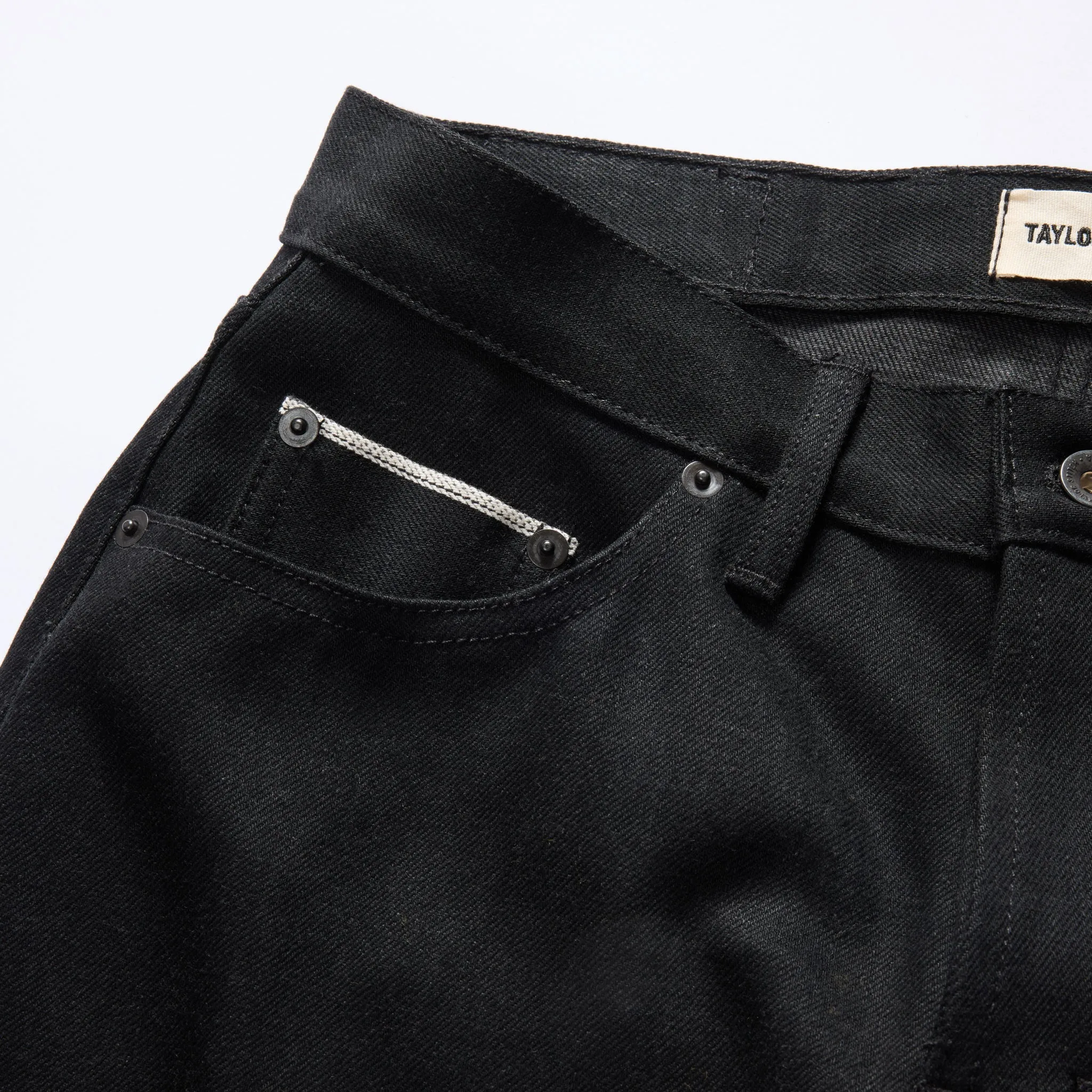 The Democratic Jean in Black Nihon Menpu Selvedge