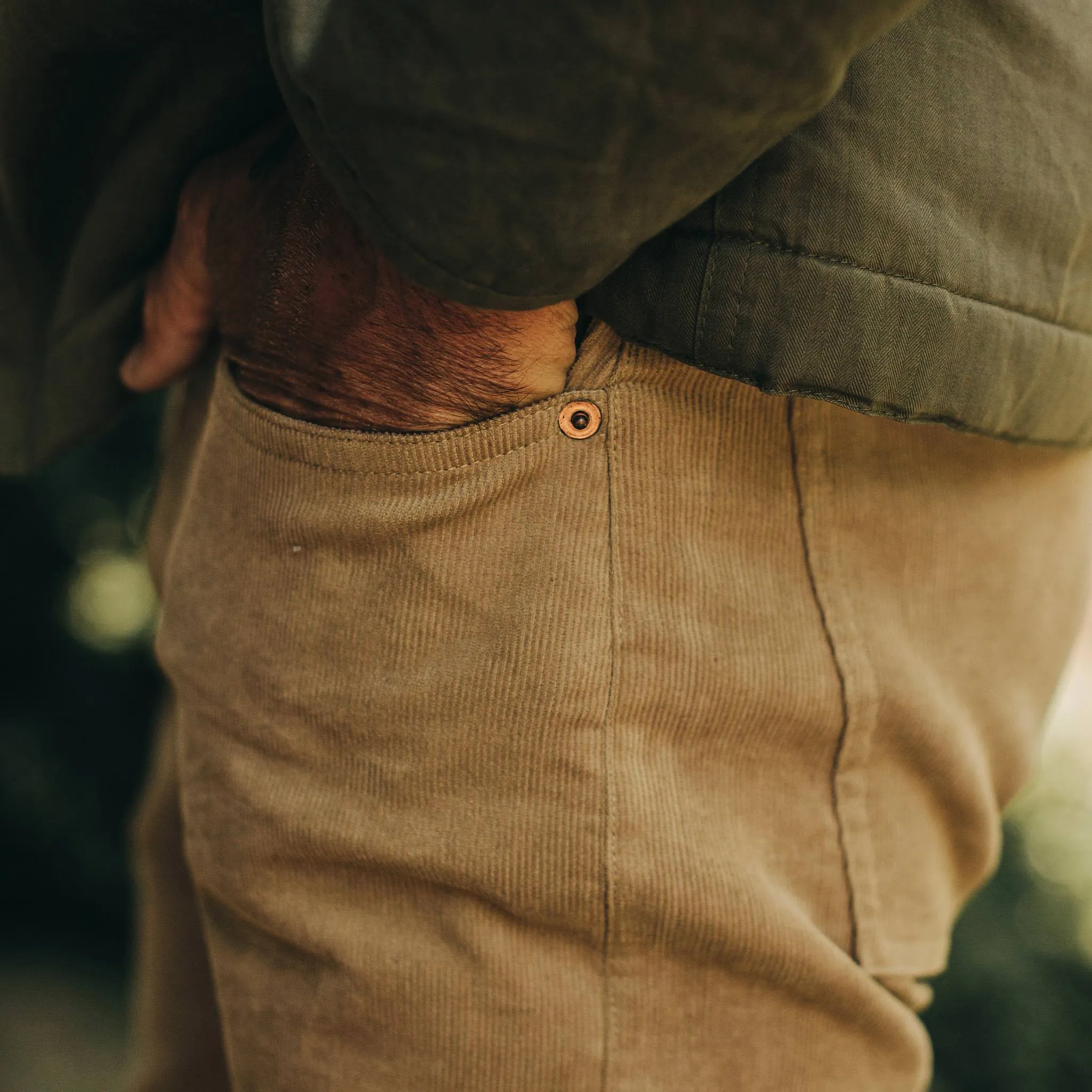 The Slim All Day Pant in British Khaki Cord