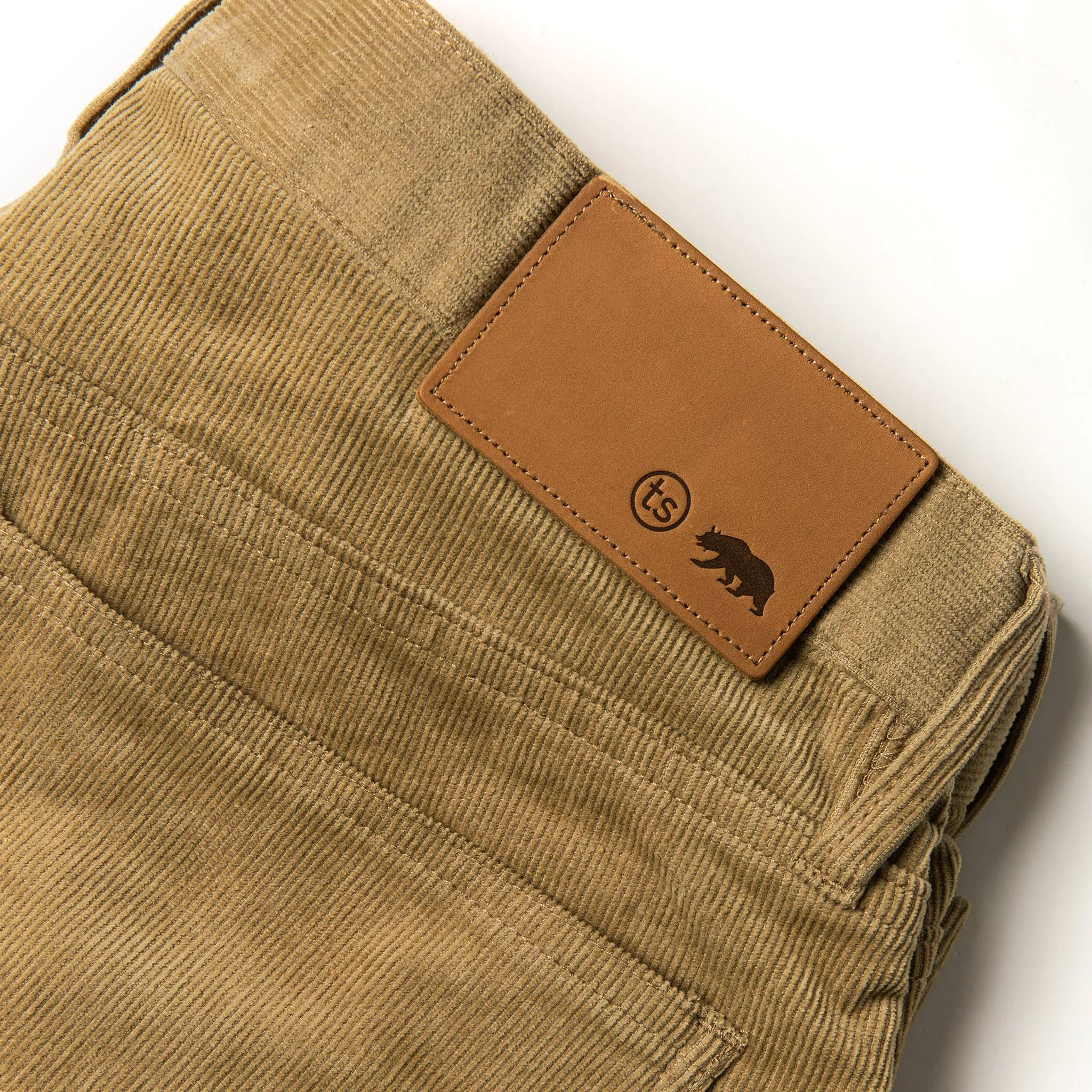 The Slim All Day Pant in British Khaki Cord