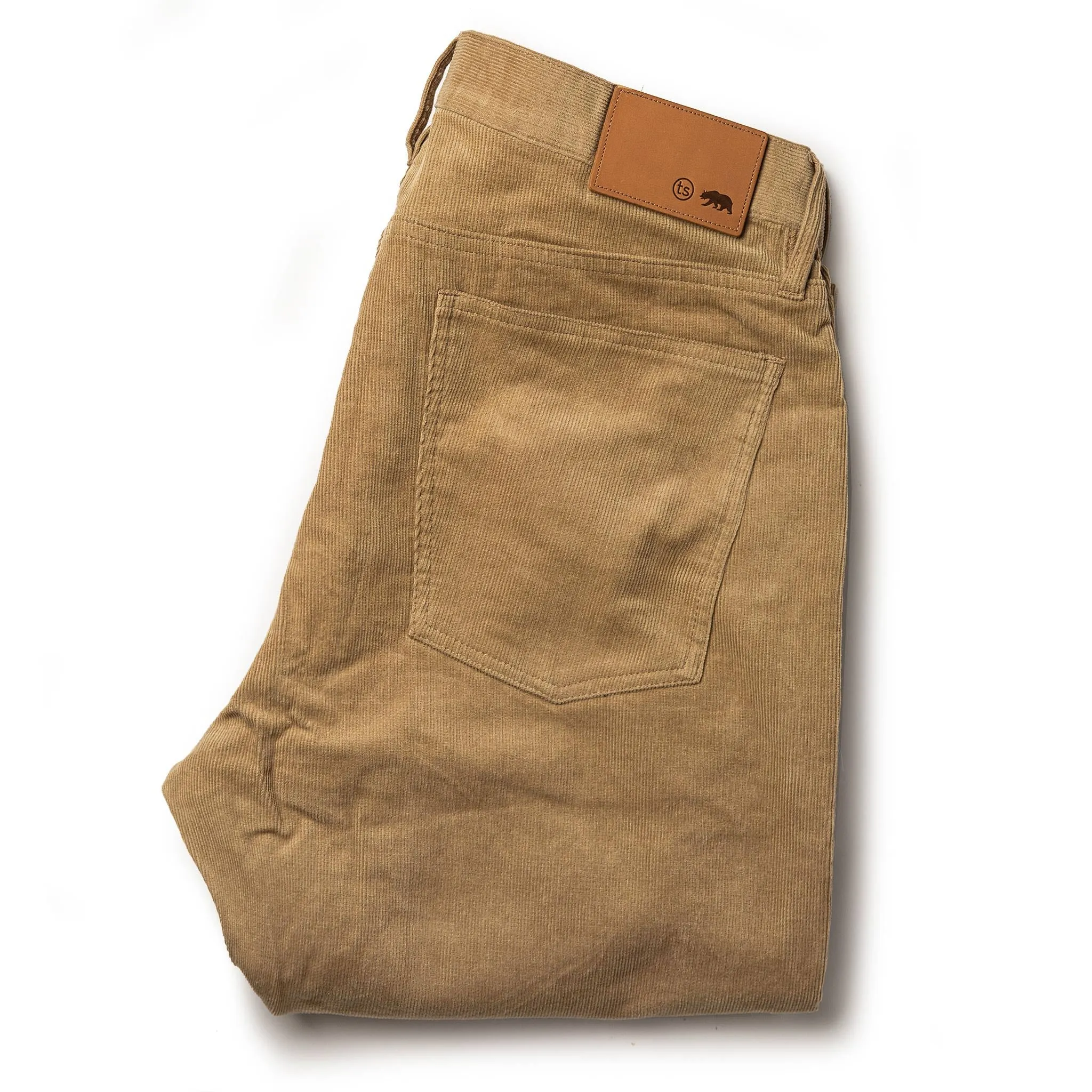 The Slim All Day Pant in British Khaki Cord