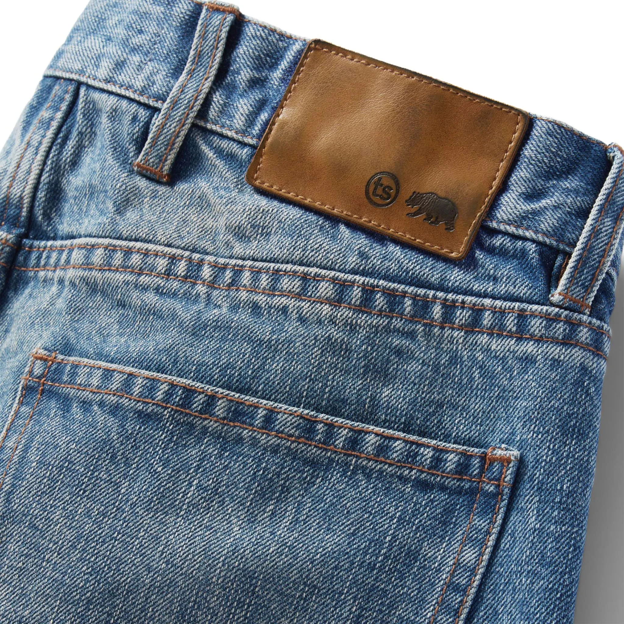 The Slim Jean in Fletcher Wash Organic Selvage