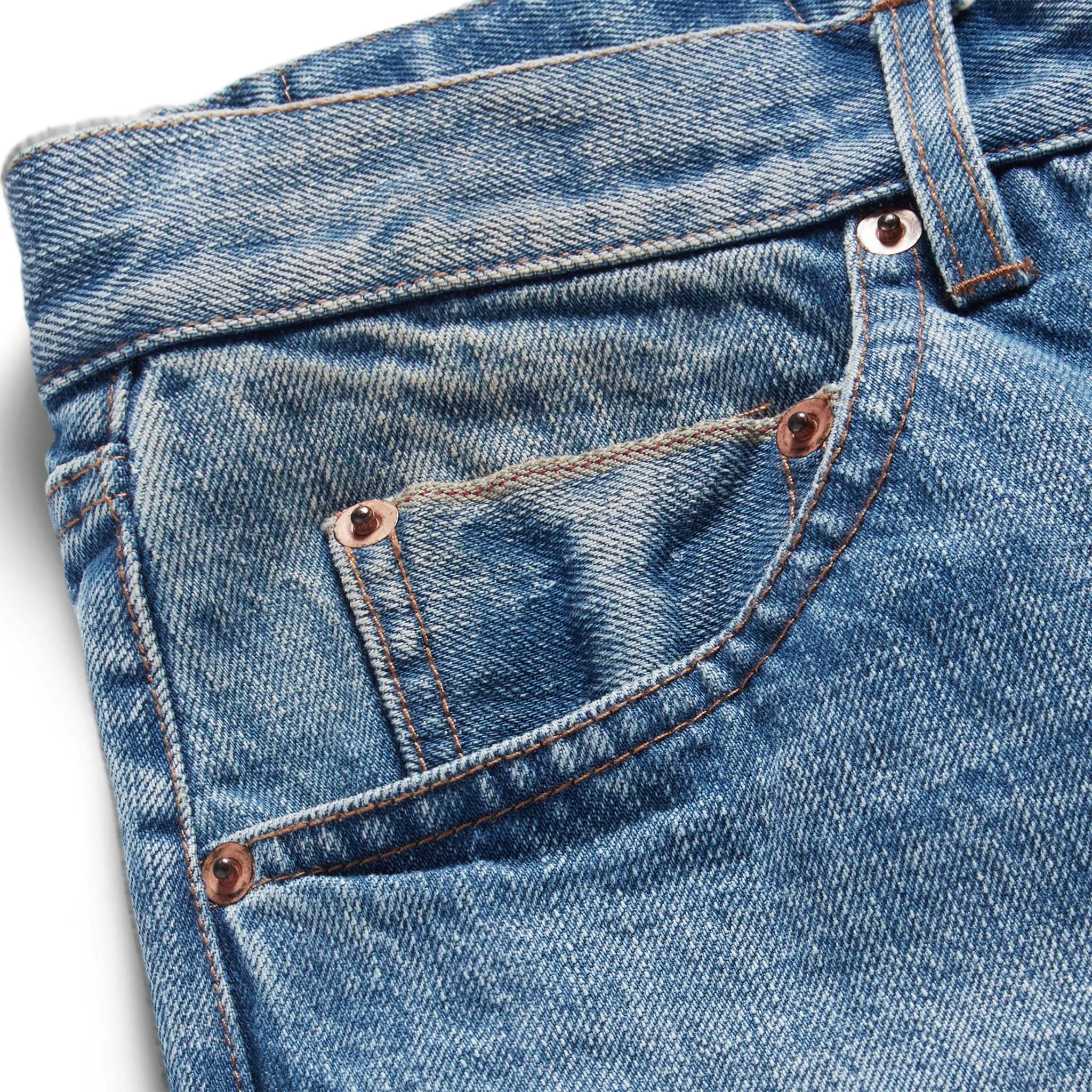 The Slim Jean in Fletcher Wash Organic Selvage