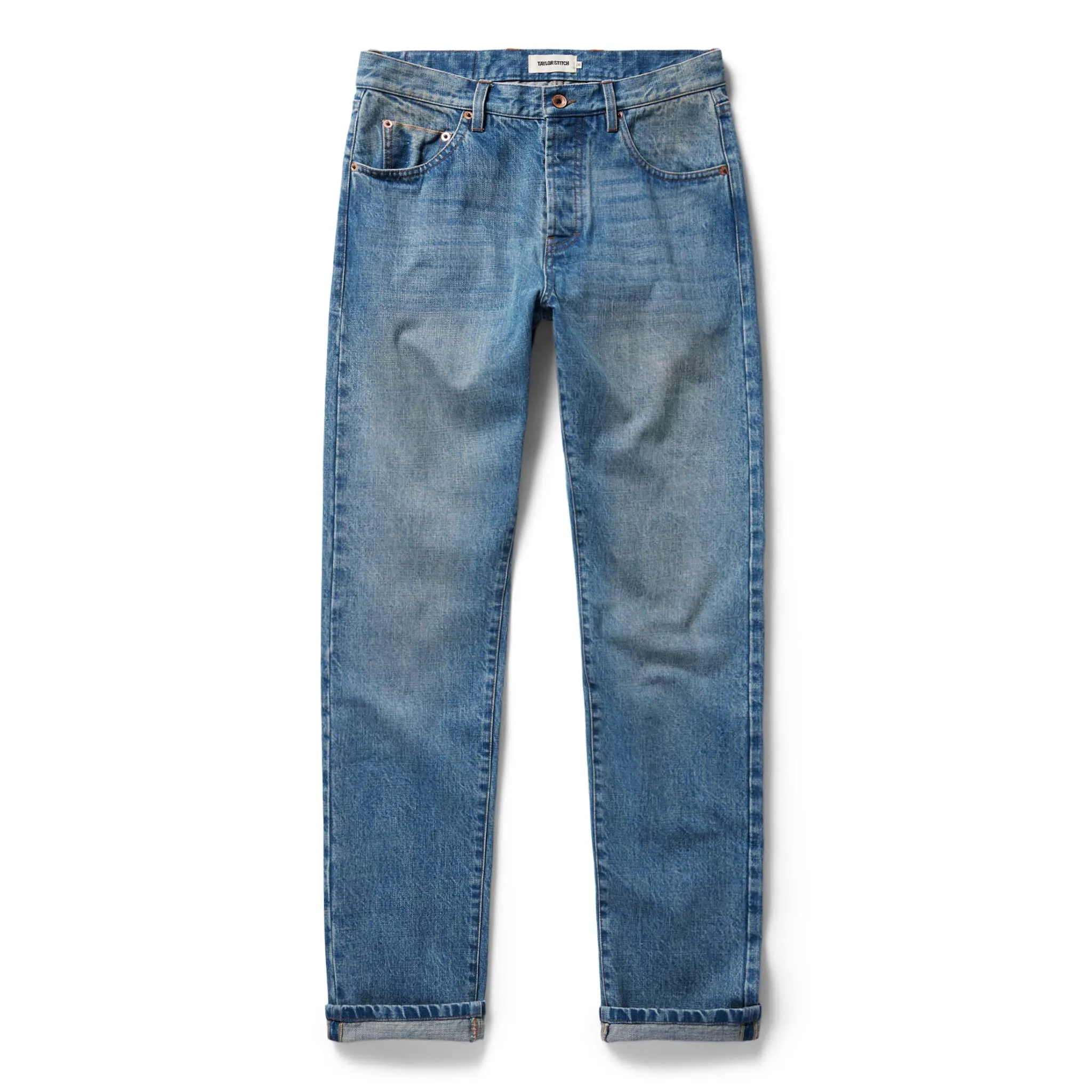 The Slim Jean in Fletcher Wash Organic Selvage