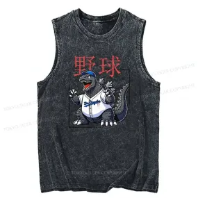 Tokyo-Tiger Baseball Is My Favorite Sport Washed Tank