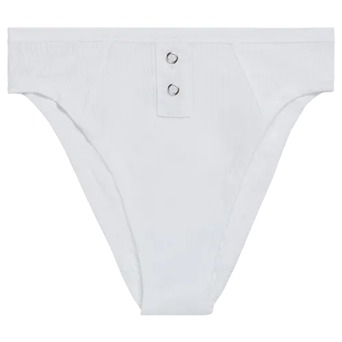 Whipped French Cut Brief in White