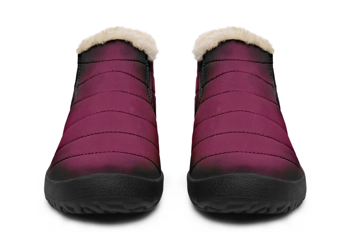 Wicked Berry Winter Sneakers - Warm & Easy Slip-On Shoes Lined with Vegan Wool with Anti-Slip Soles