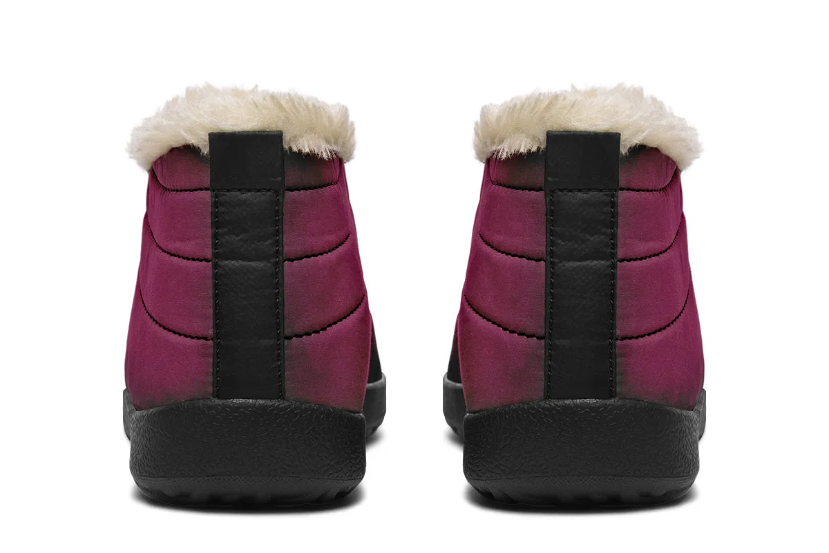 Wicked Berry Winter Sneakers - Warm & Easy Slip-On Shoes Lined with Vegan Wool with Anti-Slip Soles