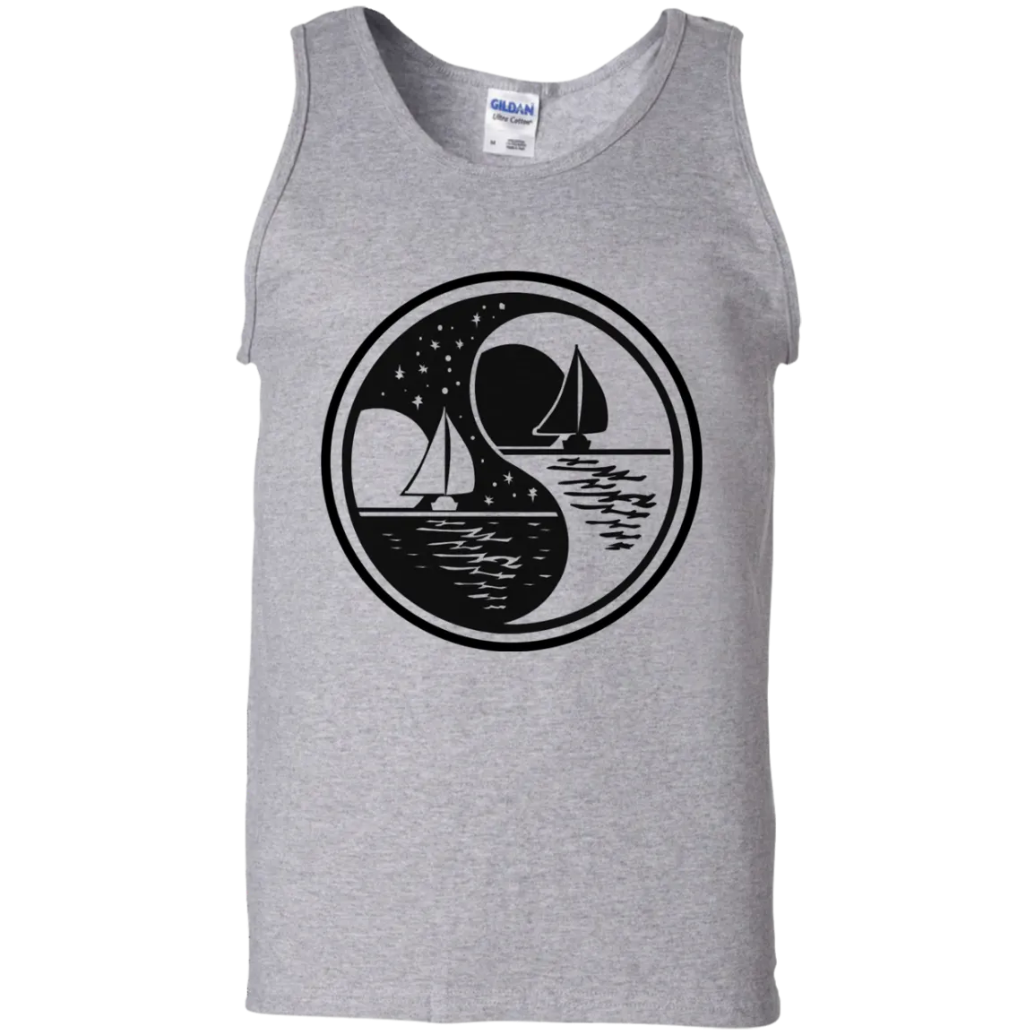 Yin Yang 100% Cotton Tank Top