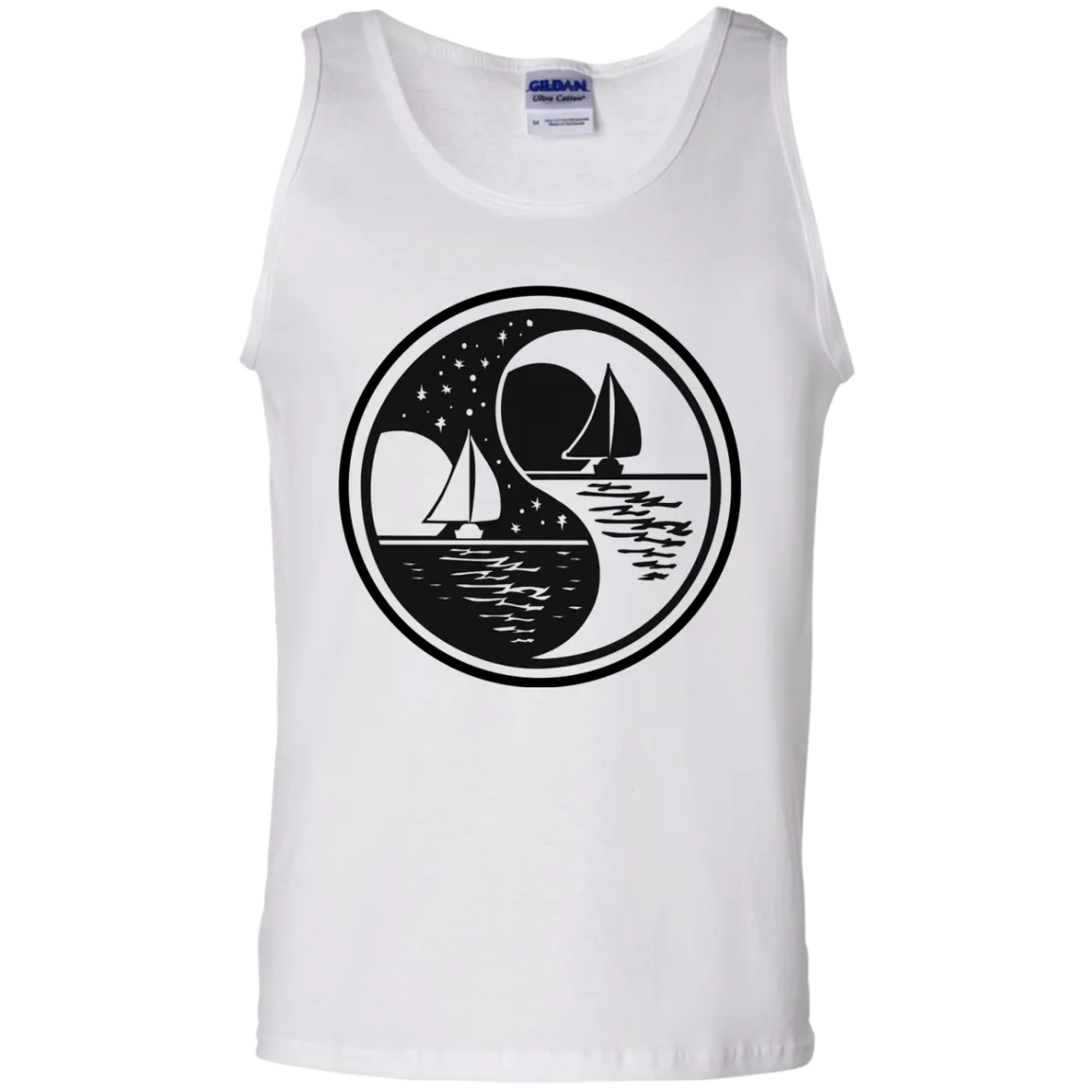 Yin Yang 100% Cotton Tank Top