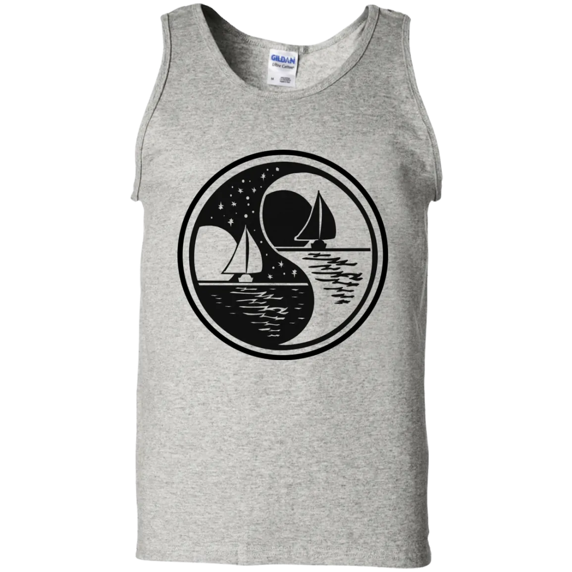 Yin Yang 100% Cotton Tank Top