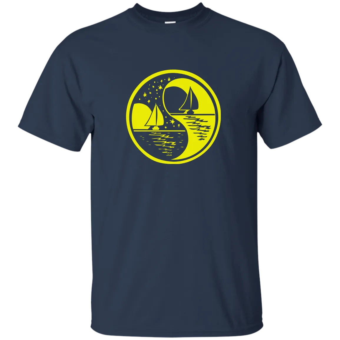 Yin Yang (yellow) G200 Gildan Ultra Cotton T-Shirt