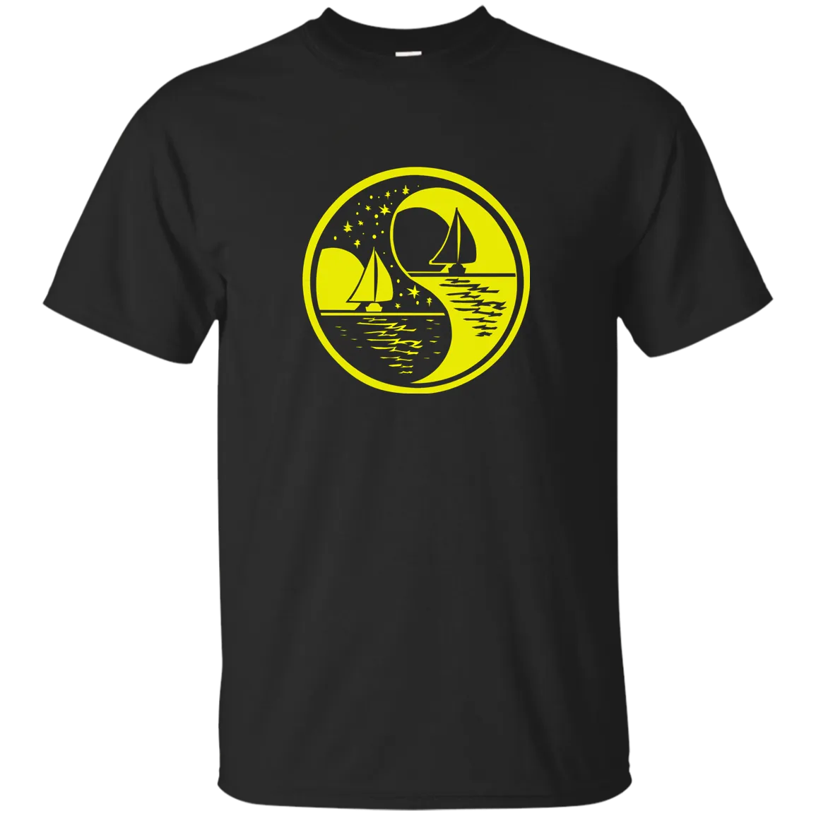 Yin Yang (yellow) G200 Gildan Ultra Cotton T-Shirt