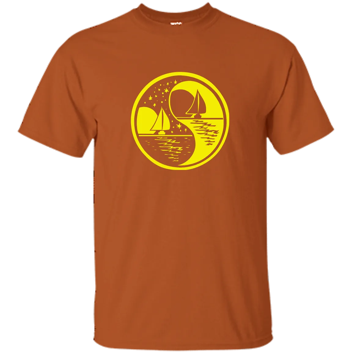 Yin Yang (yellow) G200 Gildan Ultra Cotton T-Shirt